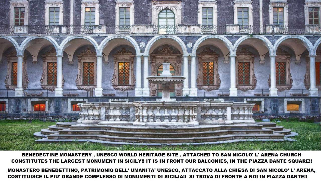 Benedettini - Exclusive Apartments & Monastery View คาตาเนีย ภายนอก รูปภาพ